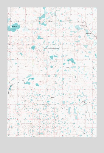 Fredonia NW, ND USGS Topographic Map
