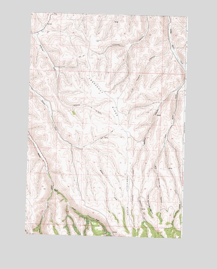 Freezeout Ridge, OR USGS Topographic Map
