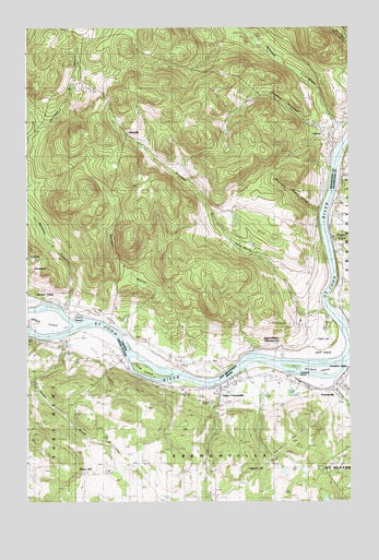 Frenchville, ME USGS Topographic Map