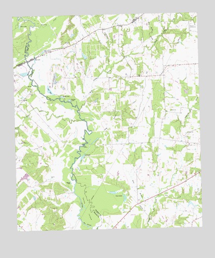 Canary, TX USGS Topographic Map