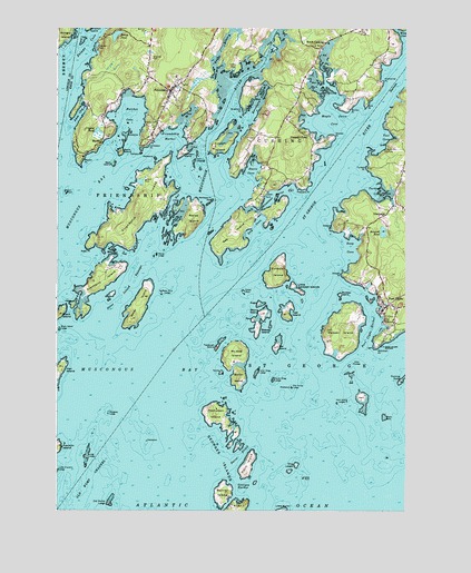 Friendship, ME USGS Topographic Map