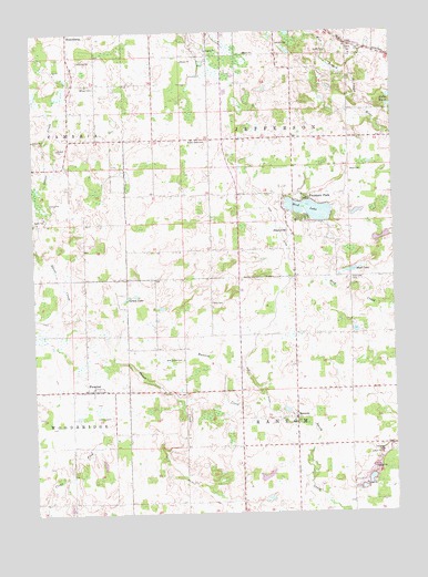 Frontier, MI USGS Topographic Map