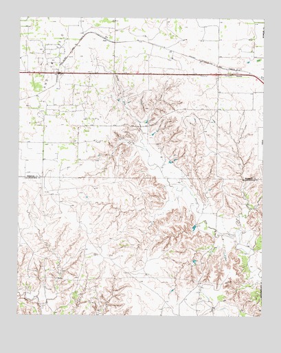 Fuller, TX USGS Topographic Map