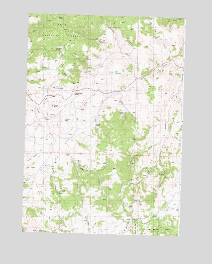 Funny Butte, OR USGS Topographic Map