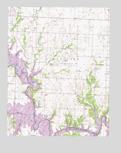 Gaines, MO USGS Topographic Map