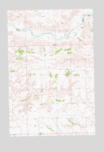 Gallatin Rapids, MT USGS Topographic Map