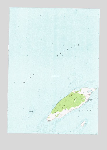 Galloo Island, NY USGS Topographic Map