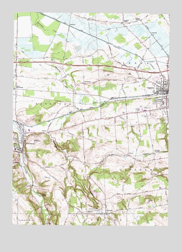 Canastota, NY USGS Topographic Map