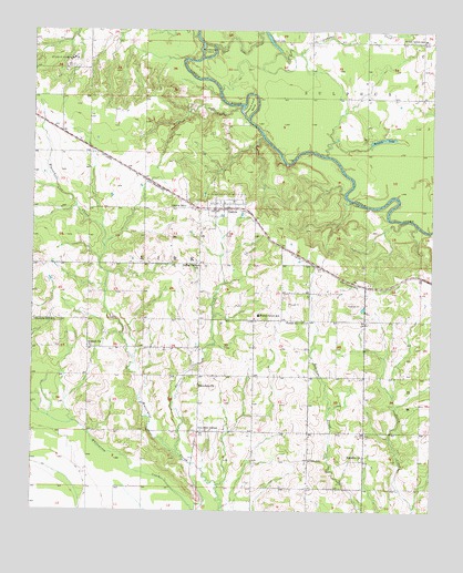 Garvin, OK USGS Topographic Map