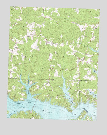 Gasburg, VA USGS Topographic Map