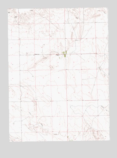 Gatehook Spring, CO USGS Topographic Map