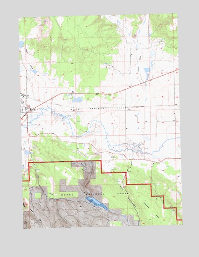 Canby, CA USGS Topographic Map