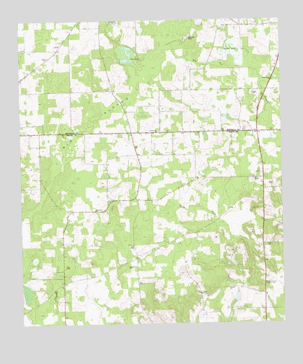 Gee Pond, GA USGS Topographic Map