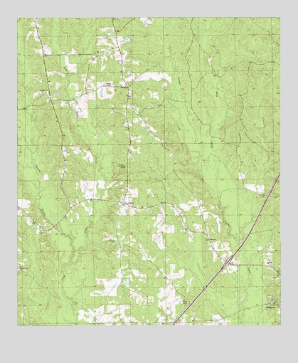 Georgiana West, AL USGS Topographic Map