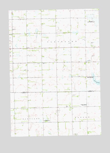 Gertson Slough, SD USGS Topographic Map