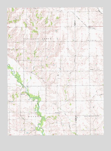 Gibson, IA USGS Topographic Map