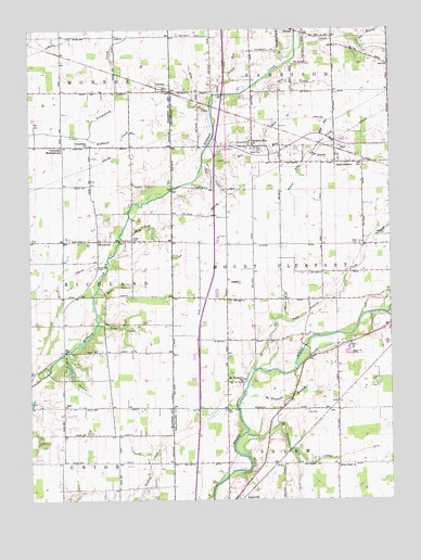 Gilman, IN USGS Topographic Map