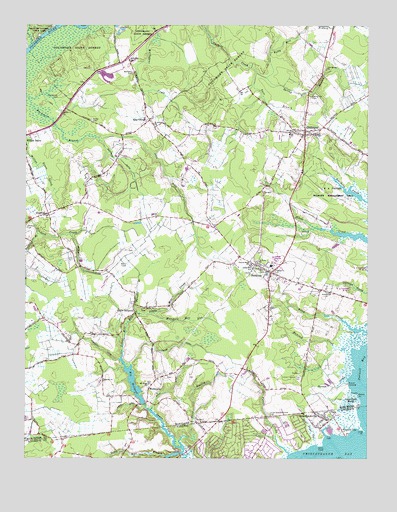 Girdletree, MD USGS Topographic Map