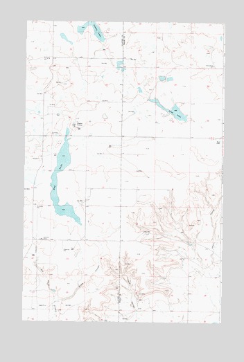 Glacier Colony, MT USGS Topographic Map