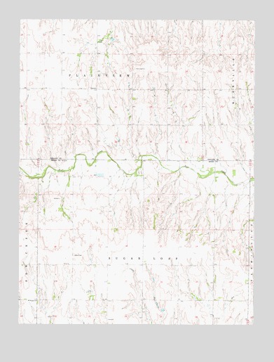 Glade SW, KS USGS Topographic Map