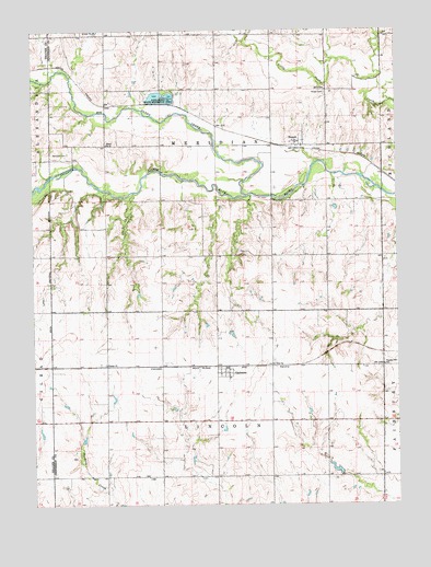 Gladstone, NE USGS Topographic Map