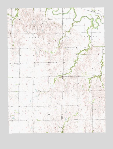 Glasco SW, KS USGS Topographic Map