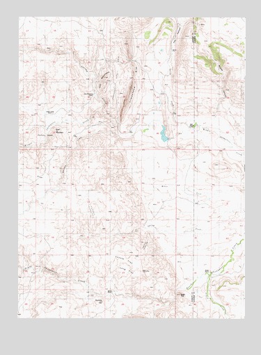 Goat Mountain, WY USGS Topographic Map