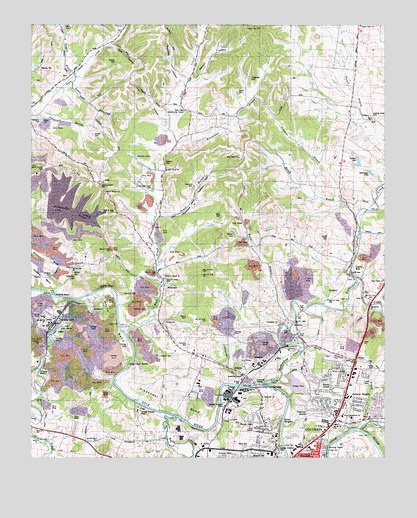 Godwin, TN USGS Topographic Map