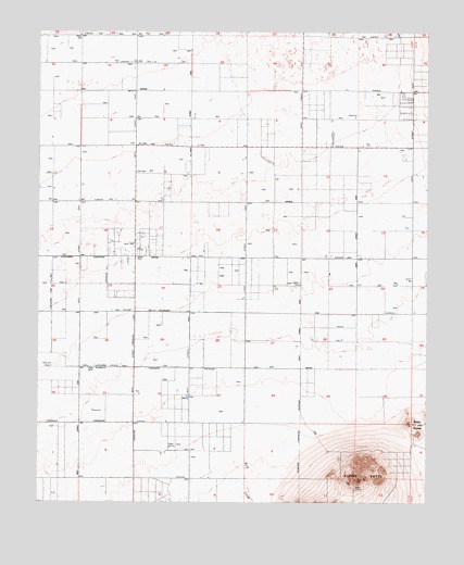 Alpine Butte, CA USGS Topographic Map