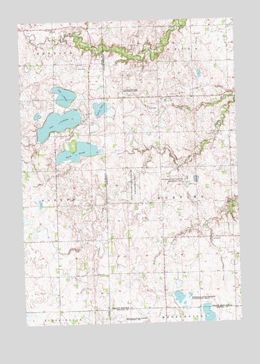 Canby NW, MN USGS Topographic Map