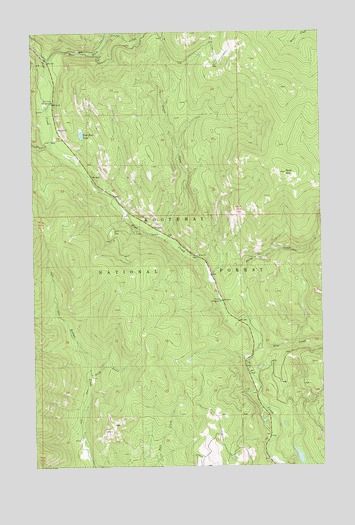 Gold Hill, MT USGS Topographic Map