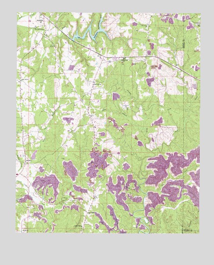 Gold Mine, AL USGS Topographic Map
