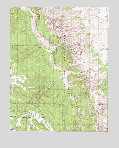 Golden Throne, UT USGS Topographic Map