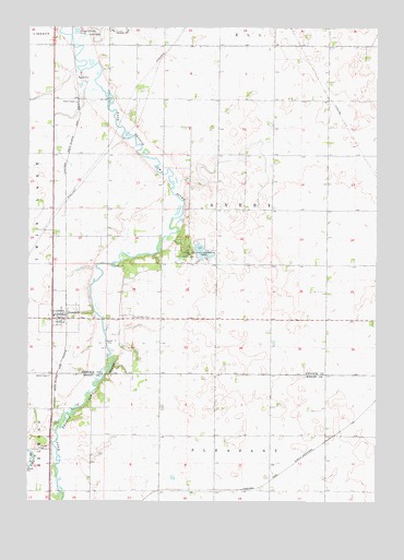 Goodell, IA USGS Topographic Map