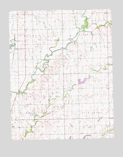 Gordon, KS USGS Topographic Map