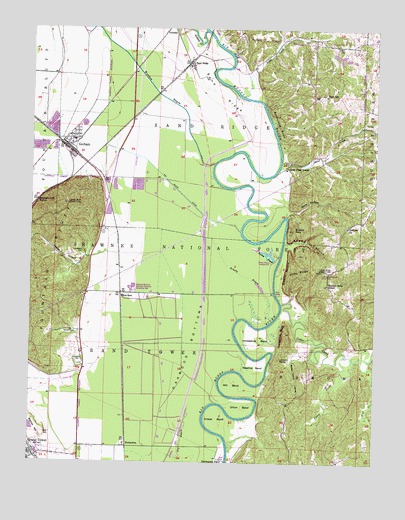 Gorham, IL USGS Topographic Map
