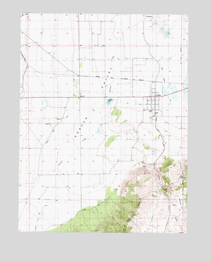 Goshen, UT USGS Topographic Map