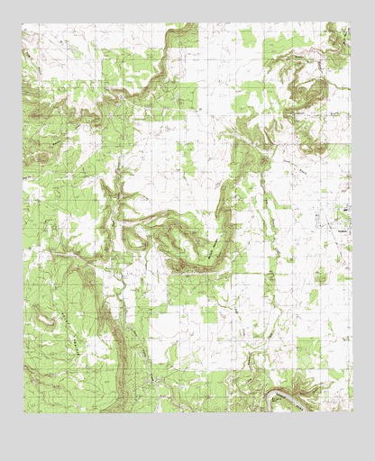 Graford West, TX USGS Topographic Map