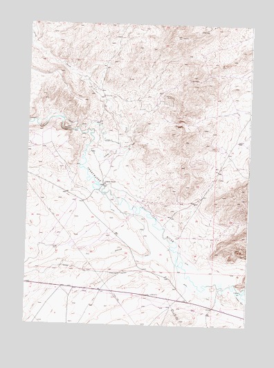 Graham Ranch, WY USGS Topographic Map