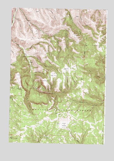 Granite Meadows, OR USGS Topographic Map