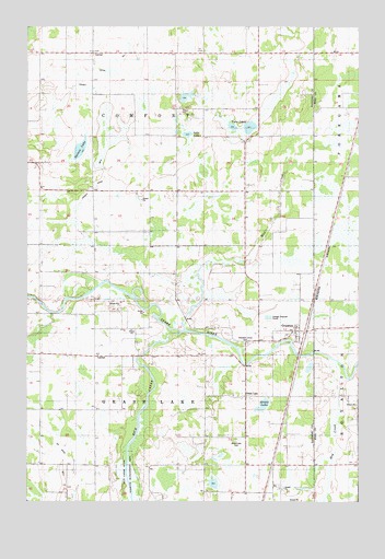 Grasston, MN USGS Topographic Map