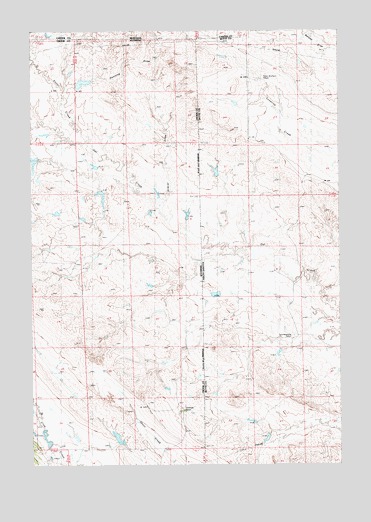 Gravel Draw, WY USGS Topographic Map