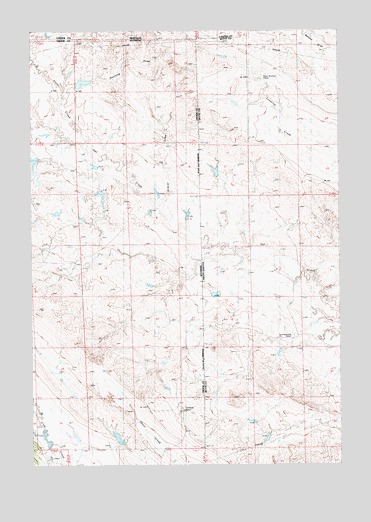 Gravel Draw, WY USGS Topographic Map