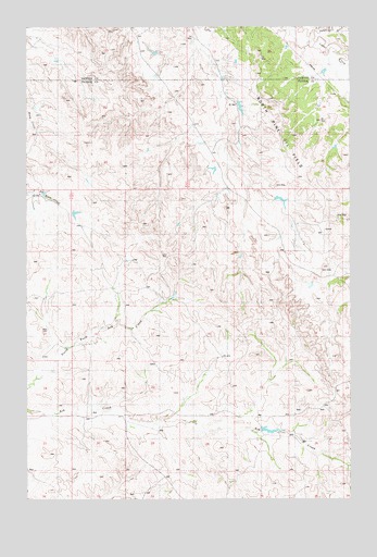 Graveyard Hill SW, MT USGS Topographic Map