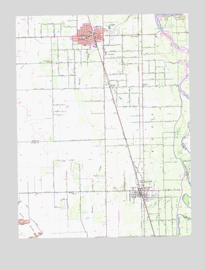 Gridley, CA USGS Topographic Map