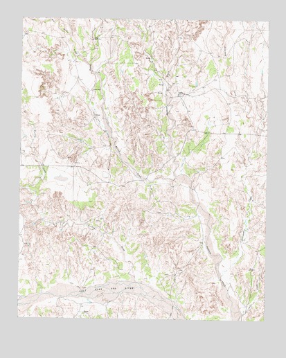 Griffin Ranch, TX USGS Topographic Map