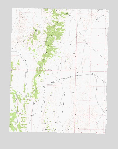 Candland Spring, UT USGS Topographic Map