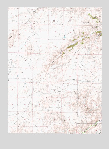 Guide Rock, WY USGS Topographic Map