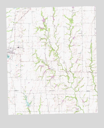 Gunter, TX USGS Topographic Map