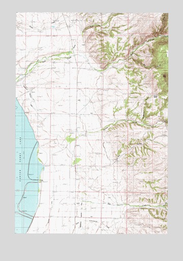 Gurnett Creek West, MT USGS Topographic Map